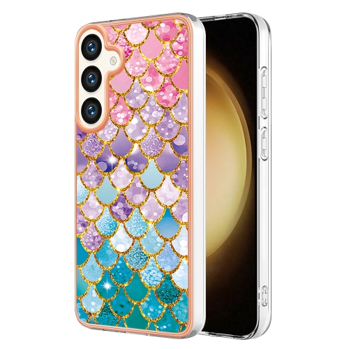 

For Samsung Galaxy S24 5G Electroplating IMD TPU Phone Case(Colorful Scales)