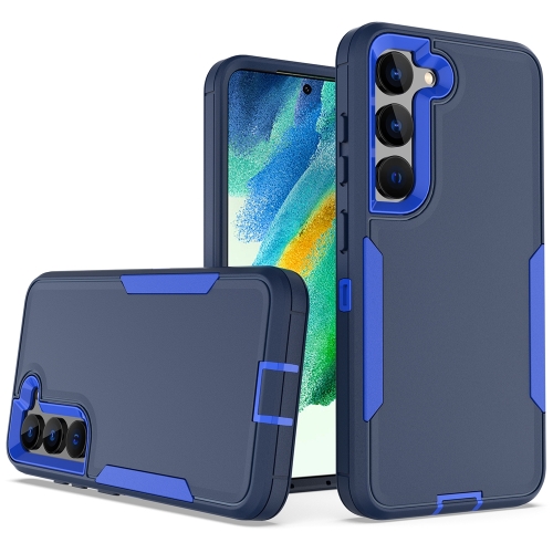 

For Samsung Galaxy S23 5G 2 in 1 Magnetic PC + TPU Phone Case(Royal Blue+Dark Blue)