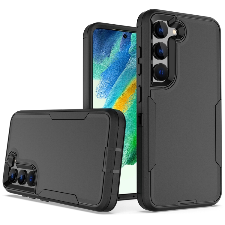 

For Samsung Galaxy S23 5G 2 in 1 Magnetic PC + TPU Phone Case(Black)