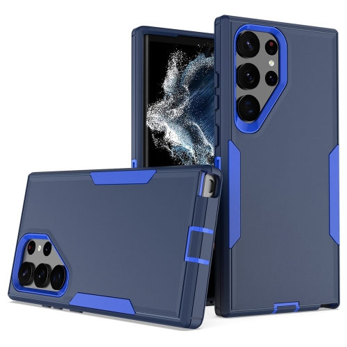 

For Samsung Galaxy S23 Ultra 5G 2 in 1 Magnetic PC + TPU Phone Case(Royal Blue+Dark Blue)
