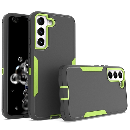 

For Samsung Galaxy S22 5G 2 in 1 Magnetic PC + TPU Phone Case(Gray+Fluorescent Green)