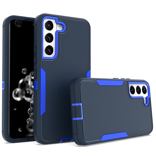 

For Samsung Galaxy S22 5G 2 in 1 Magnetic PC + TPU Phone Case(Royal Blue+Dark Blue)