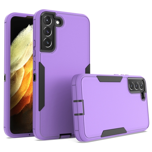 

For Samsung Galaxy S22+ 5G 2 in 1 Magnetic PC + TPU Phone Case(Purple+Black)