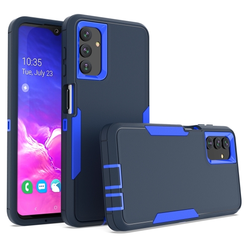 

For Samsung Galaxy A13 2 in 1 Magnetic PC + TPU Phone Case(Royal Blue+Dark Blue)