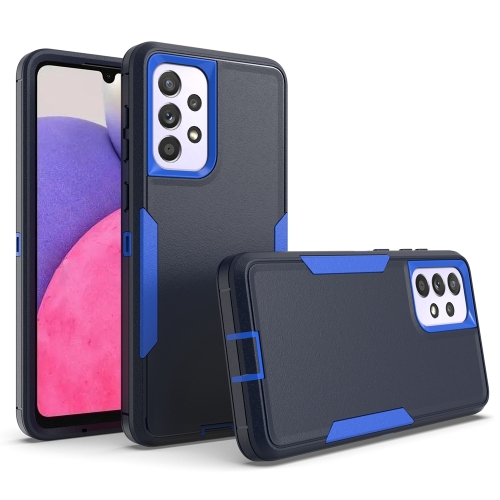 

For Samsung Galaxy A33 5G 2 in 1 Magnetic PC + TPU Phone Case(Royal Blue+Dark Blue)