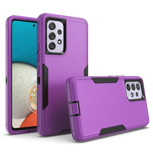 

For Samsung Galaxy A53 5G 2 in 1 Magnetic PC + TPU Phone Case(Purple+Black)