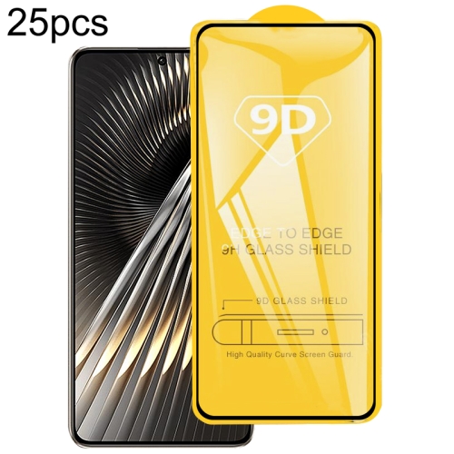 

For Xiaomi Poco F6 Pro / Poco F6 5G 25pcs 9D Full Glue Screen Tempered Glass Film