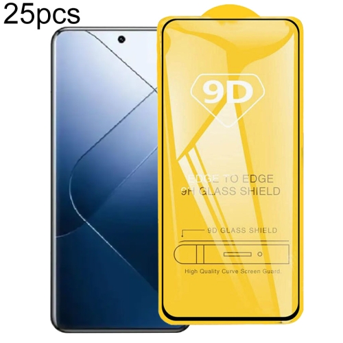 

For Xiaomi 15 25pcs 9D Full Glue Screen Tempered Glass Film