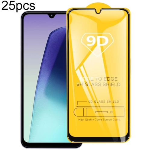 

For Xiaomi Redmi A4 5G 25pcs 9D Full Glue Screen Tempered Glass Film