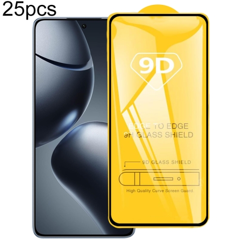 

For Xiaomi 14T Pro 25pcs 9D Full Glue Screen Tempered Glass Film