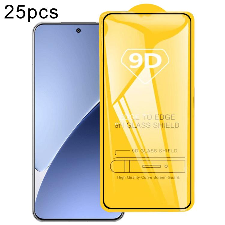 

For Xiaomi 15T Pro 5G 25pcs 9D Full Glue Screen Tempered Glass Film