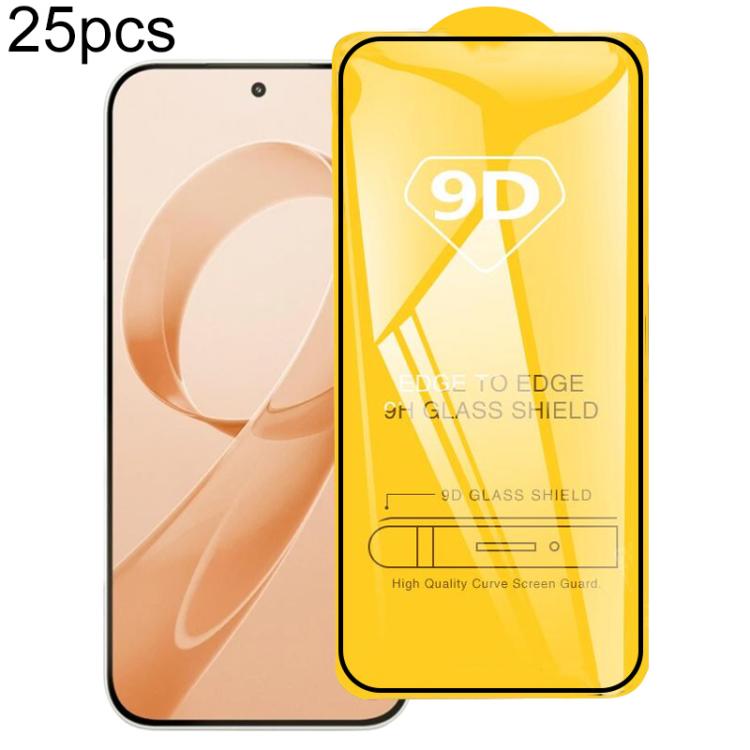 

For Redmi K90 Pro Max / Champion Edition 25pcs 9D Full Glue Screen Tempered Glass Film