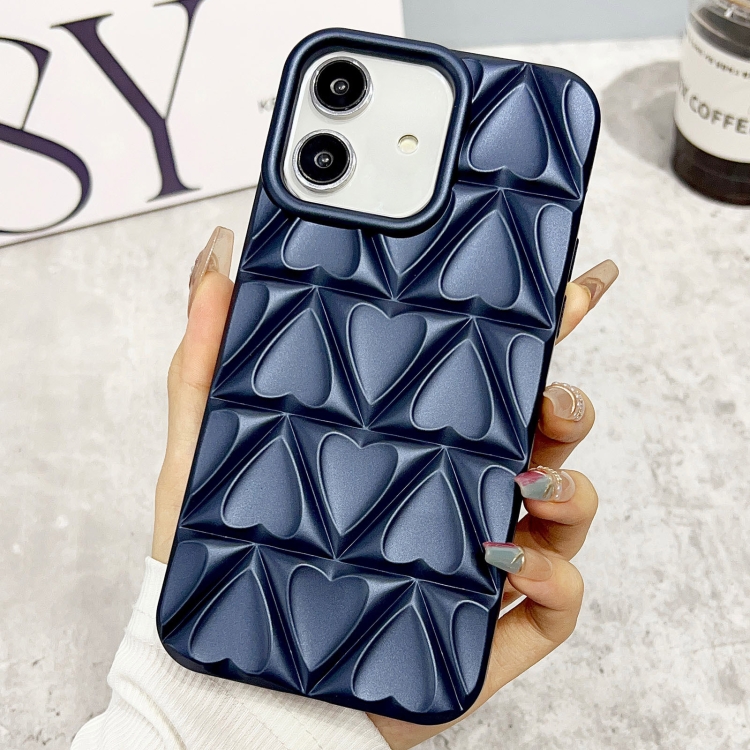 

For iPhone 11 Little Love Oil Spray Phone Case(Blue)