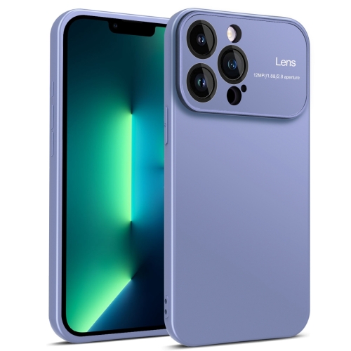 

For iPhone 13 Pro Max Laminated Large Window TPU Phone Case(Blue)