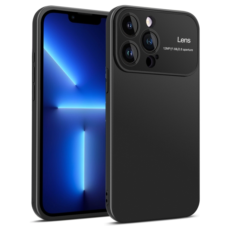 

For iPhone 13 Pro Laminated Large Window TPU Phone Case(Black)