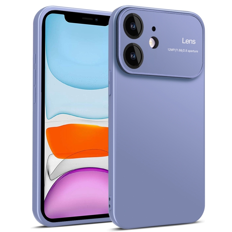 

For iPhone 11 Laminated Large Window TPU Phone Case(Blue)