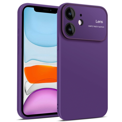 

For iPhone 11 Laminated Large Window TPU Phone Case(Purple)