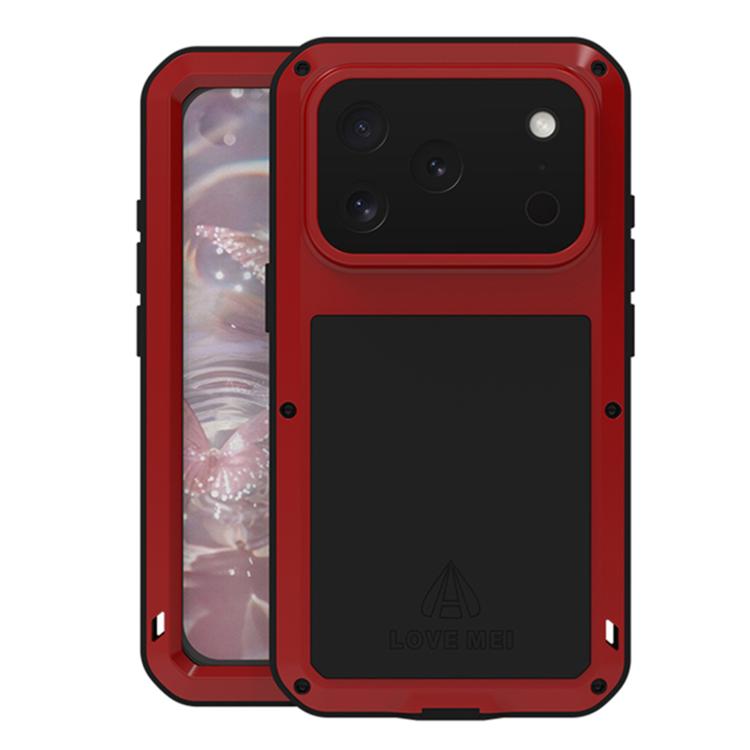 For iPhone 17 Pro Max LOVE MEI Metal Shockproof Life Waterproof ...