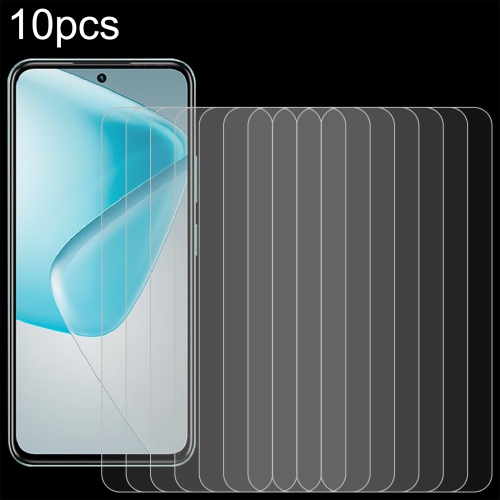 

For Infinix Hot 50 Pro 4G 10pcs 0.26mm 9H 2.5D Tempered Glass Film