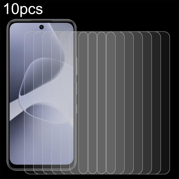 

For Infinix Hot 60 4G 10pcs 0.26mm 9H 2.5D Tempered Glass Film