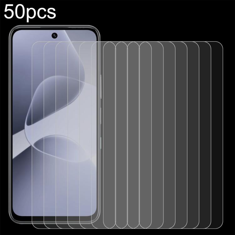 

For Infinix Hot 60 4G 50pcs 0.26mm 9H 2.5D Tempered Glass Film
