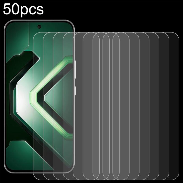 

For Infinix GT 30 5G 50pcs 0.26mm 9H 2.5D Tempered Glass Film