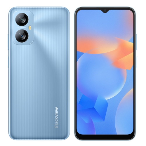 

[HK Warehouse] Blackview A52 Pro, 6GB+128GB, Fingerprint Identification, 6.52 inch Android 13 Unisoc T606 Octa Core up to 1.6GHz, Network: 4G, OTG(Ice Blue)