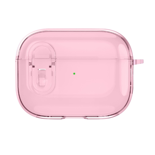 

For AirPods Pro Ice Crystals Shockproof Earphone Protective Case(Pink)