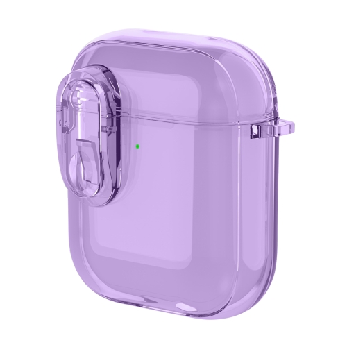 

For AirPods Pro 2 Ice Crystals Shockproof Earphone Protective Case(Purple)