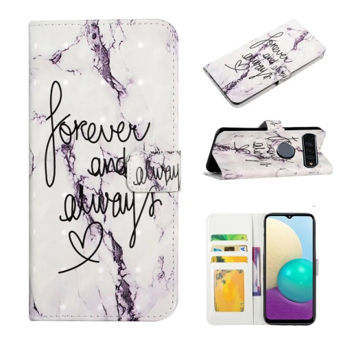 

For LG K61S / K51S Oil Embossed 3D Drawing Leather Phone Case(Words Marble)