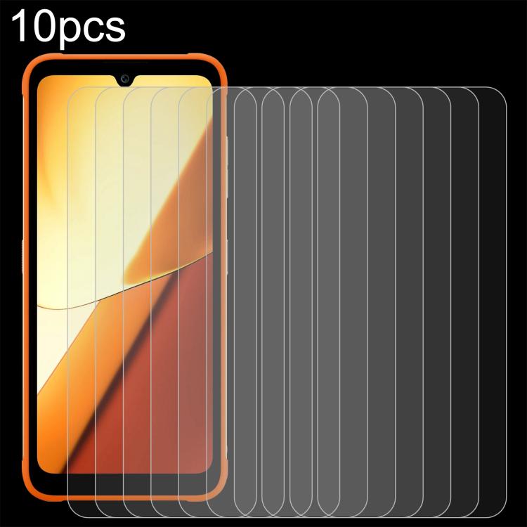 

For FOSSiBOT F112 Pro 10pcs 0.26mm 9H 2.5D Tempered Glass Film