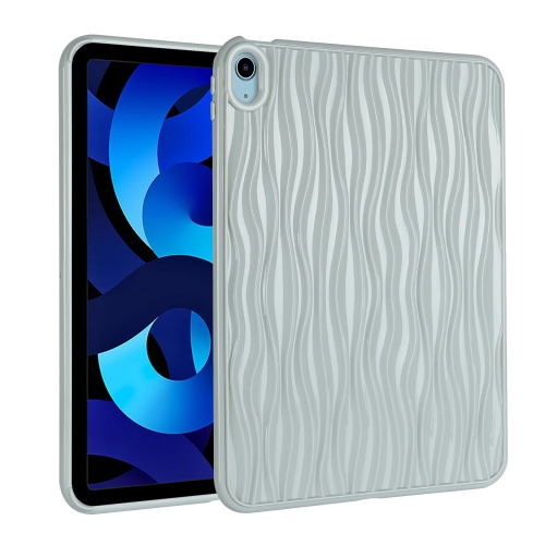 

For iPad Air 10.9 2022 / 2020 Jelly Color Water Ripple TPU Tablet Case(Grey)