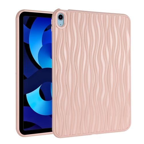 

For iPad Air 10.9 2022 / 2020 Jelly Color Water Ripple TPU Tablet Case(Pink)