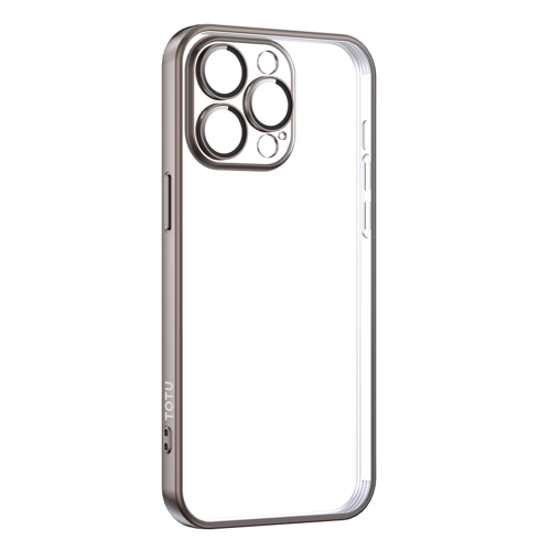 

For iPhone 15 Pro Max TOTUDESIGN PC-2 Series Electroplating TPU Phone Case(Gray)