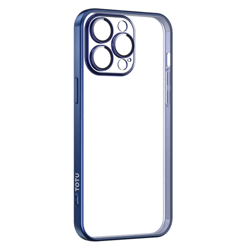 

For iPhone 15 Pro Max TOTUDESIGN PC-2 Series Electroplating TPU Phone Case(Blue)