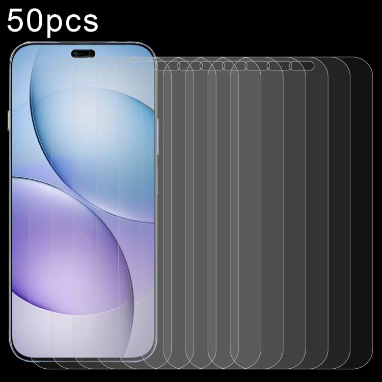

For Wiko Hi Enjoy 80 Pro 50pcs 0.26mm 9H 2.5D Tempered Glass Film