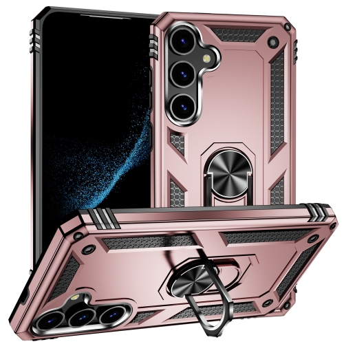 

For Samsung Galaxy S24+ 5G Shockproof TPU + PC Phone Case(Rose Gold)