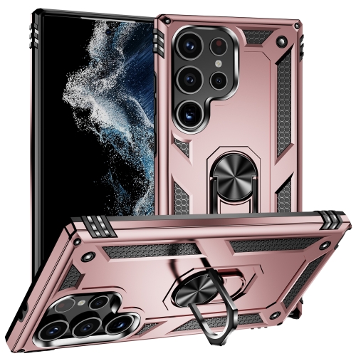 

For Samsung Galaxy S24 Ultra 5G Shockproof TPU + PC Phone Case(Rose Gold)