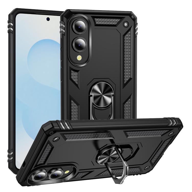 

For Samsung Galaxy S25 Edge 5G Shockproof TPU + PC Phone Case(Black)