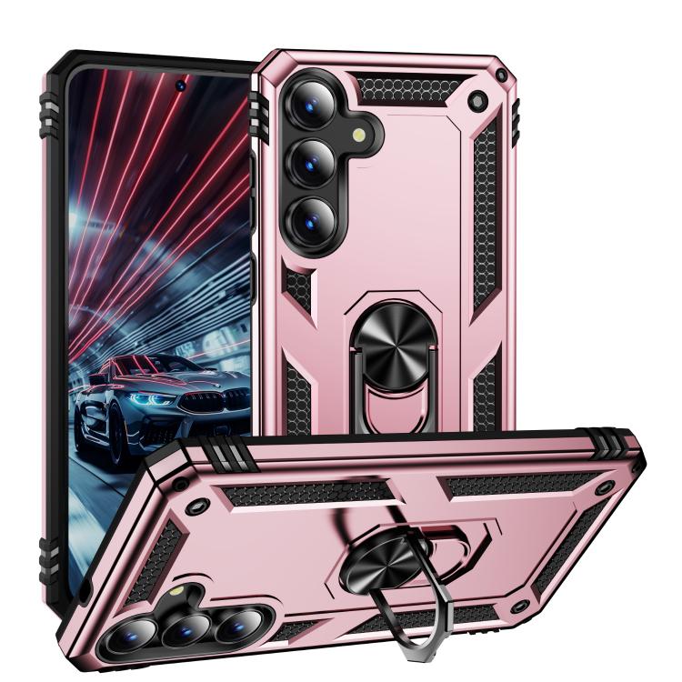 

For Samsung Galaxy S25 FE 5G Shockproof TPU + PC Phone Case(Rose Gold)