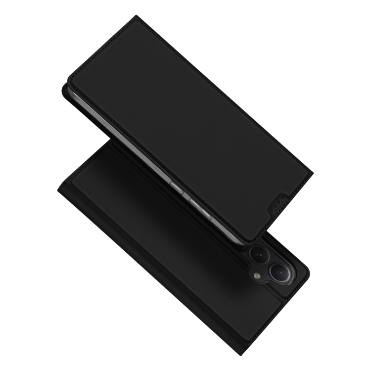 

For Samsung Galaxy A55 5G DUX DUCIS Skin Pro Series Flip Leather Phone Case(Black)