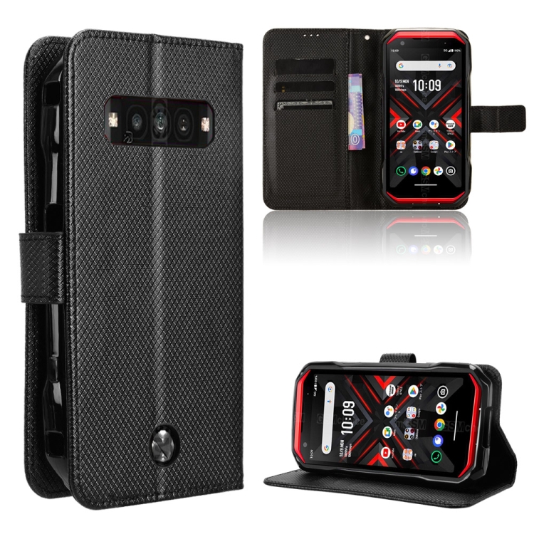 

For Kyocera Torque G06 KYG03 Diamond Texture Leather Phone Case(Black)