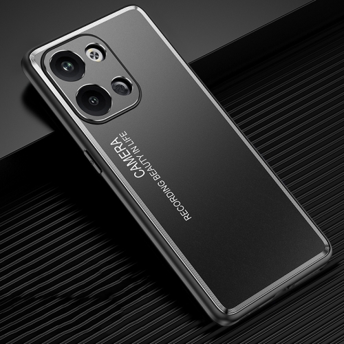 

For Xiaomi Redmi Note 13 Pro 5G Frosted Metal Phone Case(Black)