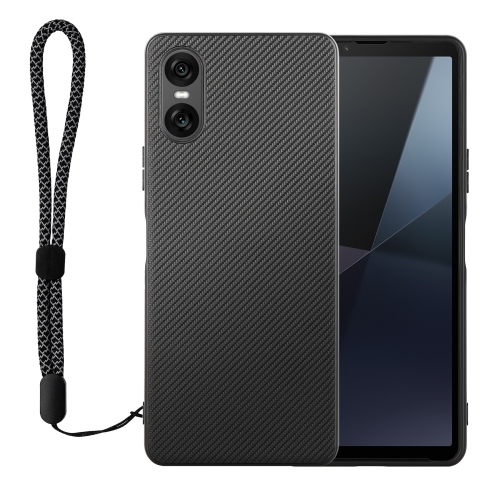

For Sony Xperia 10 VI ViLi TC Series Kevlar Carbon Fiber Texture Phone Case(Black)