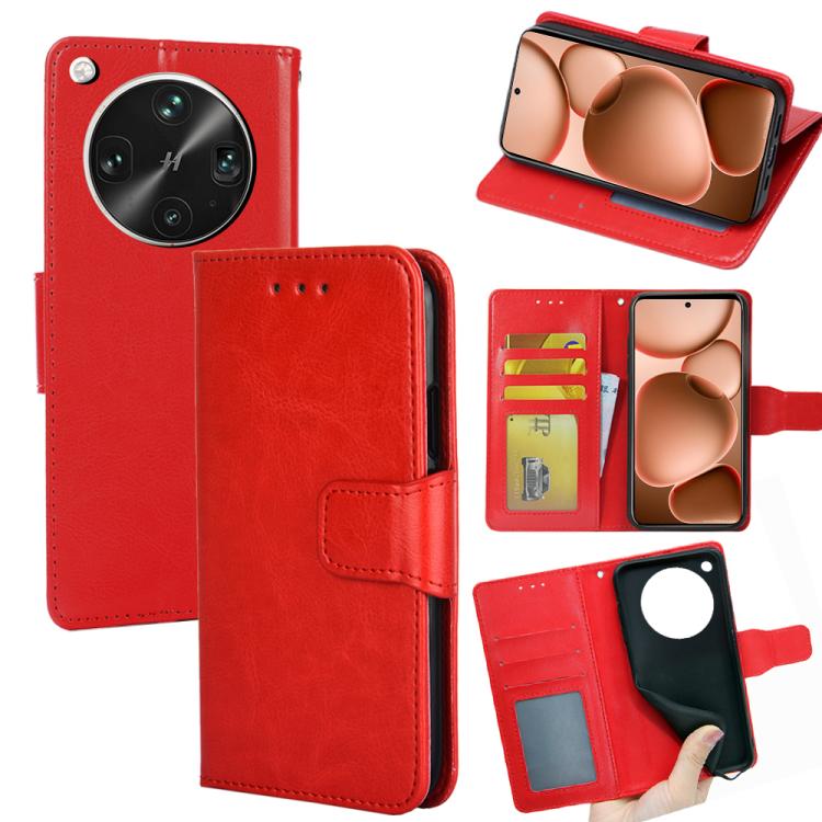 

For OPPO Find X8 Ultra 5G Crystal Texture Leather Phone Case(Red)