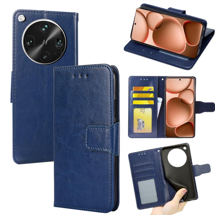 

For OPPO Find X8 Ultra 5G Crystal Texture Leather Phone Case(Royal Blue)