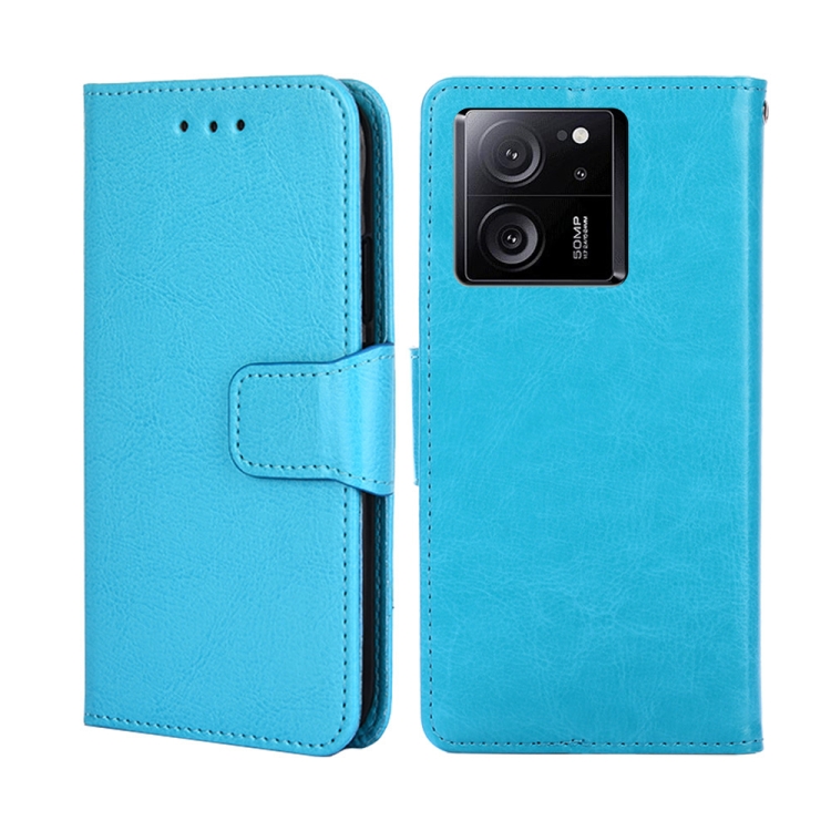 

For Xiaomi Redmi K60 Ultra Crystal Texture Leather Phone Case(Sky Blue)