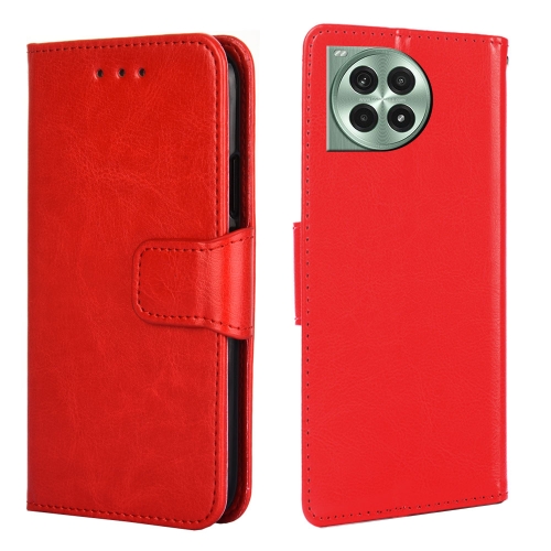 

For OnePlus Ace 3 Pro 5G Crystal Texture Leather Phone Case(Red)