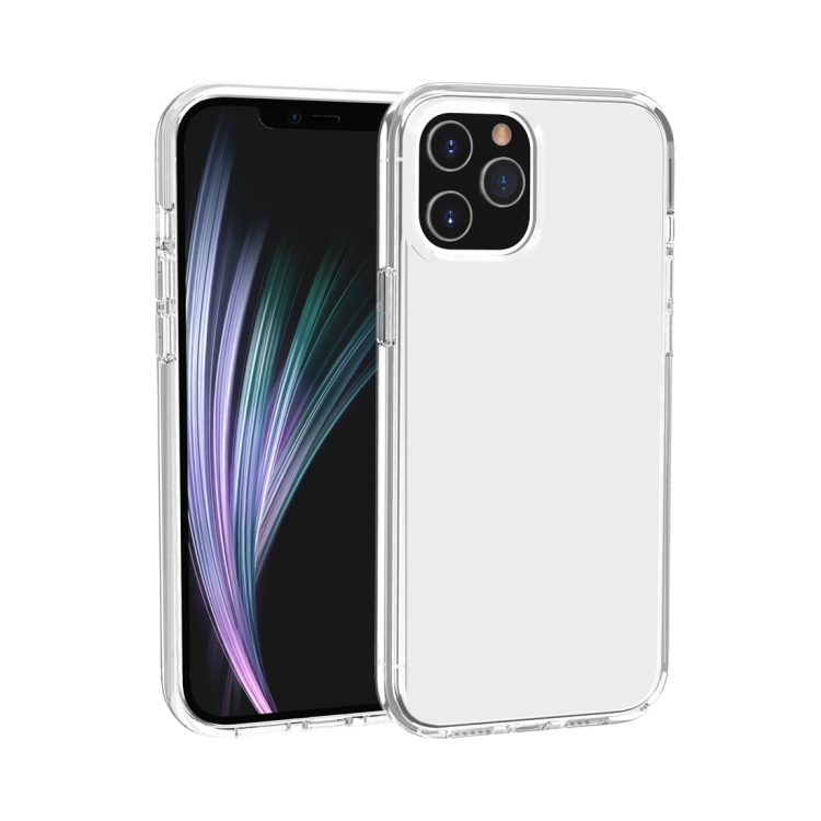 

For iPhone 12 Pro Max Shockproof Terminator Style Transparent Protective Case(Transparent)