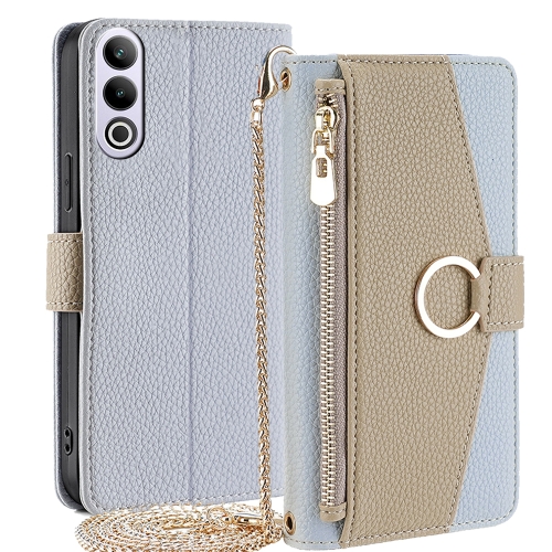 

For OnePlus Ace 3V 5G Crossbody Litchi Texture Leather Phone Case(Blue)